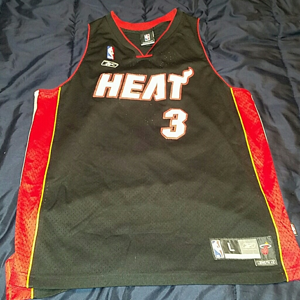Throwback Sewn Miami Heat Dwayne Wade Jersey